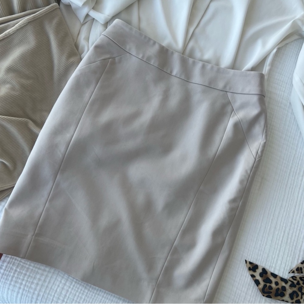 H&M Nude Pencil Skirt